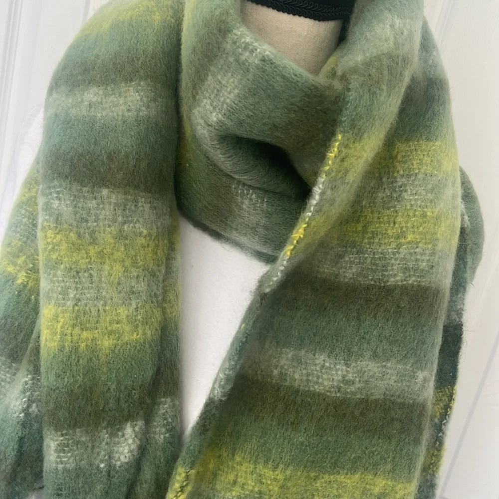 Plaid Wrap Around Scarf